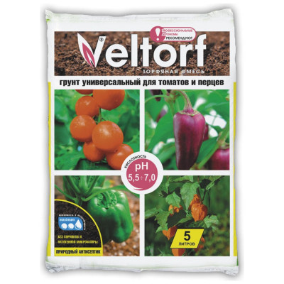 Veltorf Грунт для томатов и перцев, 5 л FP10050042