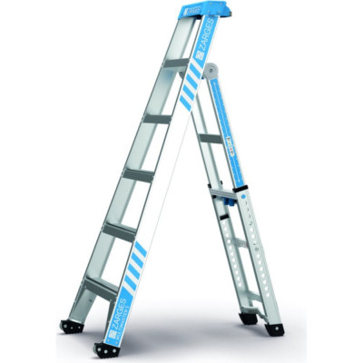 Zarges Двухсторонняя складная многоцелевая стремянка 5 в 1 multimaster 2x5 ступеней 40331