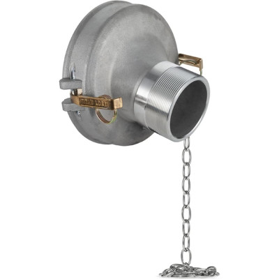 Гравитационный переходник для API адаптера TITAN LOCK 4in с наружной резьбой (BSP) 3in алюминий TL400GAM300AL