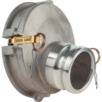 Гравитационный переходник для API адаптера TITAN LOCK 4in с камлоком 3in алюминий TL400GA300AL