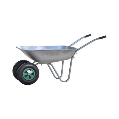 BRADO Тачка садовая 2x85 GARDEN (до 85л, до 150 кг, 2x3.5-6, пневмо, ось 16*90) 00-00023294