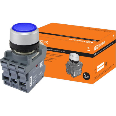 Кнопка TDM MP1-21LLED SQ0747-0016