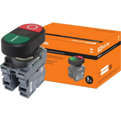 Двойная кнопка TDM MPD2-11В SQ0747-0043