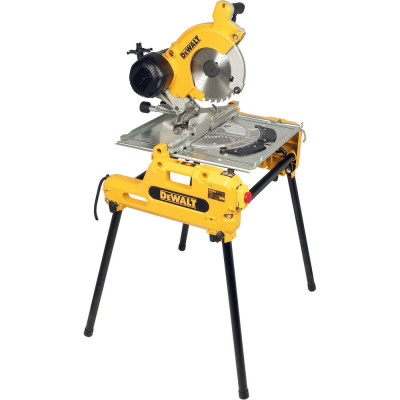 Dewalt Комбинированная торцовочная пила DW743K, 2000 Вт, 250 мм, 2850 об/мин () DW743K-QS