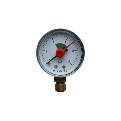 Вертикальный манометр Victoria 50-1/4-10bar 27-510