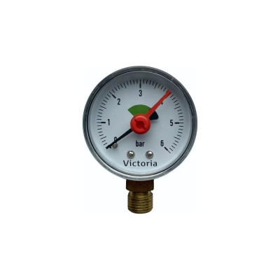 Вертикальный манометр Victoria 50-1/4- 6bar 27-506