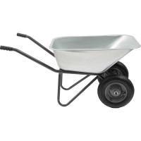 Gigant Тачка двухколесная усиленная с оцинкованным кузовом 110л ZAW-05