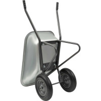 Gigant Тачка двухколесная усиленная с оцинкованным кузовом 110л ZAW-05