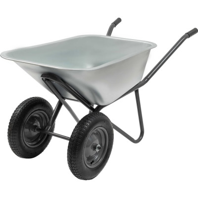 Gigant Тачка двухколесная усиленная с оцинкованным кузовом 110л ZAW-05