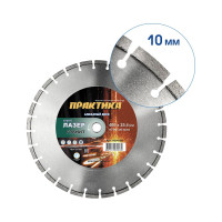 Диск алмазный сегментный Лазер-20 по граниту (400х25.4 мм) ПРАКТИКА 030-030