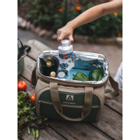 Сумка-холодильник Арктика 22 л, зеленая 4100-6-GN пикниковый набор 6 чел.