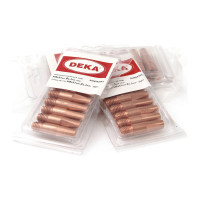 Наконечники контактные (100 шт; М8х37 мм; 1.2 мм; медь) DEKA СТ000001816