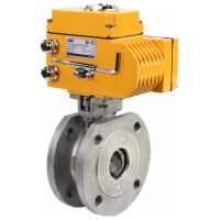 Шаровой кран DN.ru КШмФП.316.200 Ду50 Ру16 электропривод QT-008 220В D160-01827