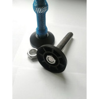 Винтовая регулируемая опора UnitMC 80хМ20х150 (основание PA66, винт сталь) 400202 80xM20x150