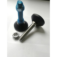 Винтовая регулируемая опора UnitMC 80хМ20х150 (основание PA66, винт сталь) 400202 80xM20x150