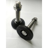 Винтовая регулируемая опора UnitMC 80хМ20х150 (основание PA66, винт сталь) 400202 80xM20x150