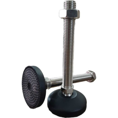 Шарнирная регулируемая опора UnitMC 80хМ20х150 (основание PA66, винт сталь) 400201 80xM20x150