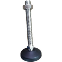 Шарнирная регулируемая опора UnitMC 80хМ20х150 (основание PA66, винт сталь) 400201 80xM20x150