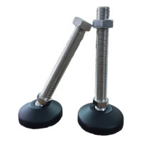 Шарнирная регулируемая опора UnitMC 80хМ20х150 (основание PA66, винт сталь) 400201 80xM20x150