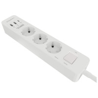 Удлинитель с USB зарядкой HARPER UCH-350 White PD3.0 H00002822