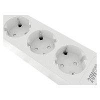 Удлинитель с USB зарядкой HARPER UCH-350 White PD3.0 H00002822