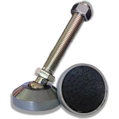 Опора UnitMC регулируемая шарнирная 60хМ16х100 (основание сталь, винт сталь) 400203 60хМ16х100