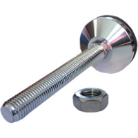 Опора UnitMC винтовая регулируемая 80хМ20х150 (основание сталь, винт сталь) 400204 80хМ20х150