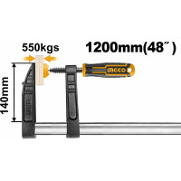F-образная струбцина INGCO 140x1200 мм HFC021401