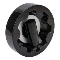 Маховик TLX 125x12x44x4мм DxdxHxb цельнолитой, бакелит с откидной ручкой 65937