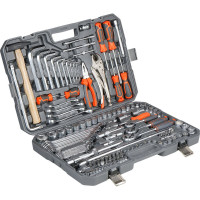 Набор инструментов AIRLINE универсальный 142 предмета, пласт.кейс AT-142-53