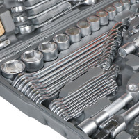 Набор инструментов AIRLINE универсальный 142 предмета, пласт.кейс AT-142-53