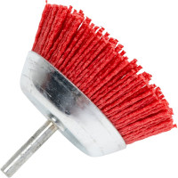 Кордщетка чашеобразная с хвостовиком Flex 207-216 (75 мм; d6; нейлон) HAMMER 62132