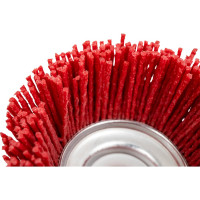 Кордщетка чашеобразная с хвостовиком Flex 207-216 (75 мм; d6; нейлон) HAMMER 62132