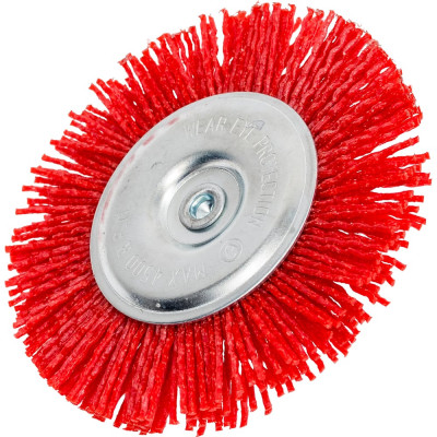 Кордщетка радиальная с хвостовиком Flex 207-214 (100 мм; d6; нейлон) HAMMER 62130