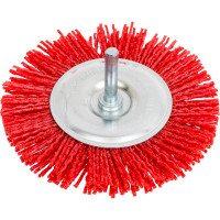 Кордщетка радиальная с хвостовиком Flex 207-214 (100 мм; d6; нейлон) HAMMER 62130