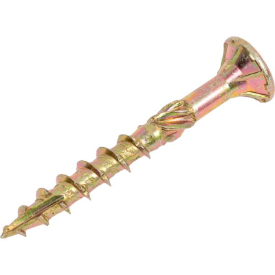 Саморезы по дереву КРЕП-КОМП ПРОФИ желтые, потайн. 5.0х40 мм 200 шт. 05040Fh