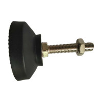 Винтовая регулируемая опора UnitMC 60хМ10х50 (основание PA66, винт сталь) 400202 60xM10x50