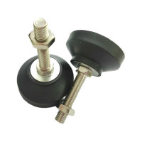 Винтовая регулируемая опора UnitMC 60хМ10х50 (основание PA66, винт сталь) 400202 60xM10x50