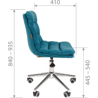 Компьютерное кресло CHAIRMAN Home 115 ткань бирюза 00-07079124