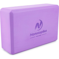Блок для йоги ZDK сиреневый, 2шт, 23x15x8см, 180г, полумягкий ZDK2*180purple