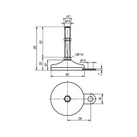 Опора KIPP K0739.2108010x50