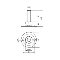 Опора KIPP K0678.15008x030
