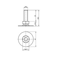 Опора KIPP K0678.03010x050