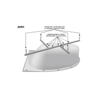 Опорная конструкция AQUATEK ножки к ванне Дива 170 KAR-0000012 00000048158
