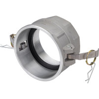 Алюминиевый камлок TITAN LOCK типа D серия "EcoLine", розетка внутренняя резьба BSP 4", TL400DAL-EL