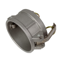 Алюминиевый камлок TITAN LOCK типа DC серия "EcoLine", заглушка для ниппеля 3", TL300DCAL-EL