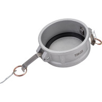 Алюминиевый камлок TITAN LOCK типа DC серия EcoLine, заглушка для ниппеля 4" TL400DCAL-EL