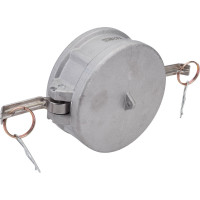 Алюминиевый камлок TITAN LOCK типа DC серия EcoLine, заглушка для ниппеля 4" TL400DCAL-EL