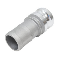 Алюминиевый камлок TITAN LOCK типа E серия EcoLine, ниппель с хвостовиком 2" TL200EAL-EL