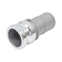 Алюминиевый камлок TITAN LOCK типа E серия EcoLine, ниппель с хвостовиком 2" TL200EAL-EL